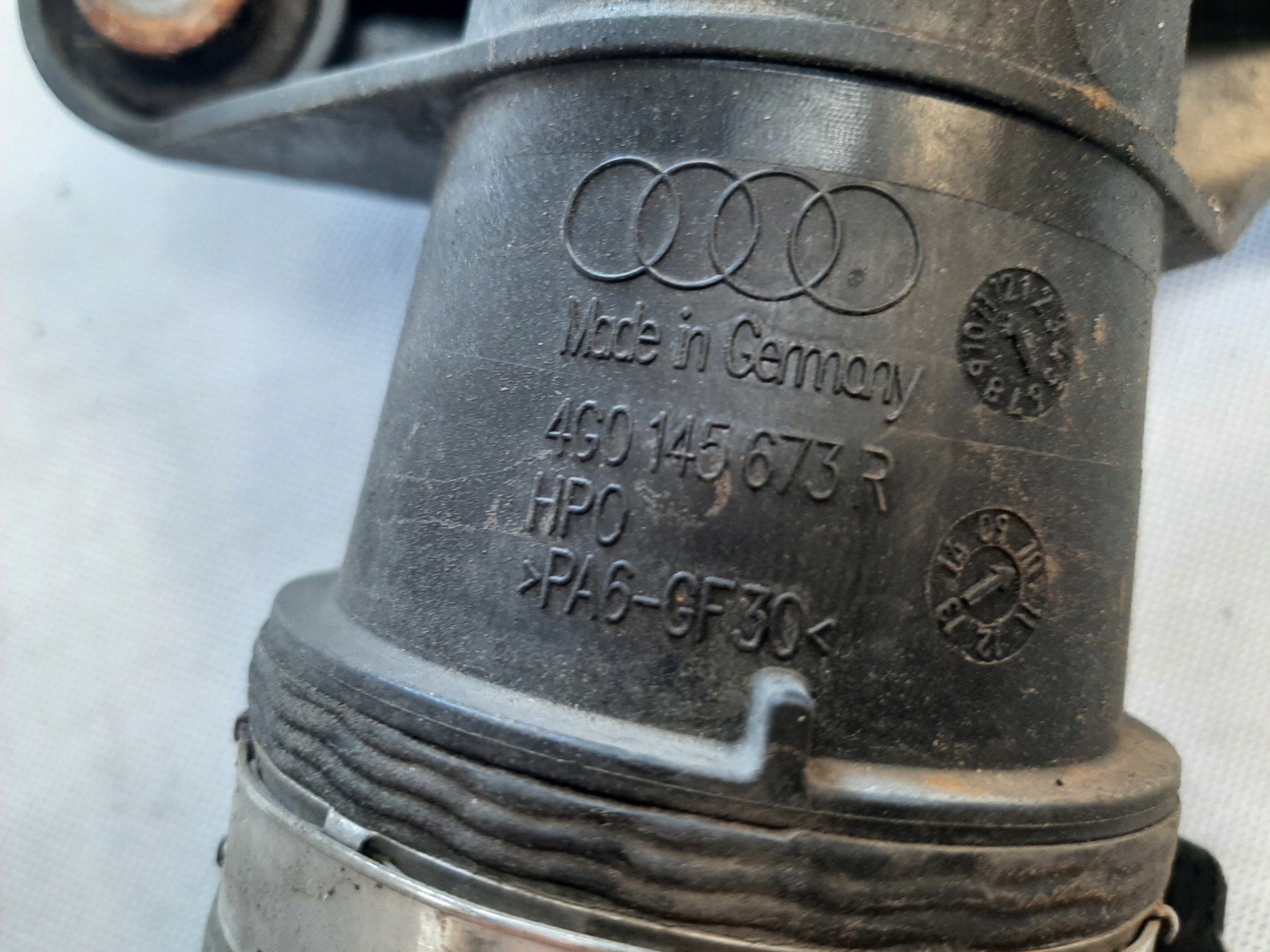 AUDI A7 SPORTBACK 2010- PRZEWÓD RURA INTERCOOLERA 4G0145737R 4G0145673R - obrazek 2
