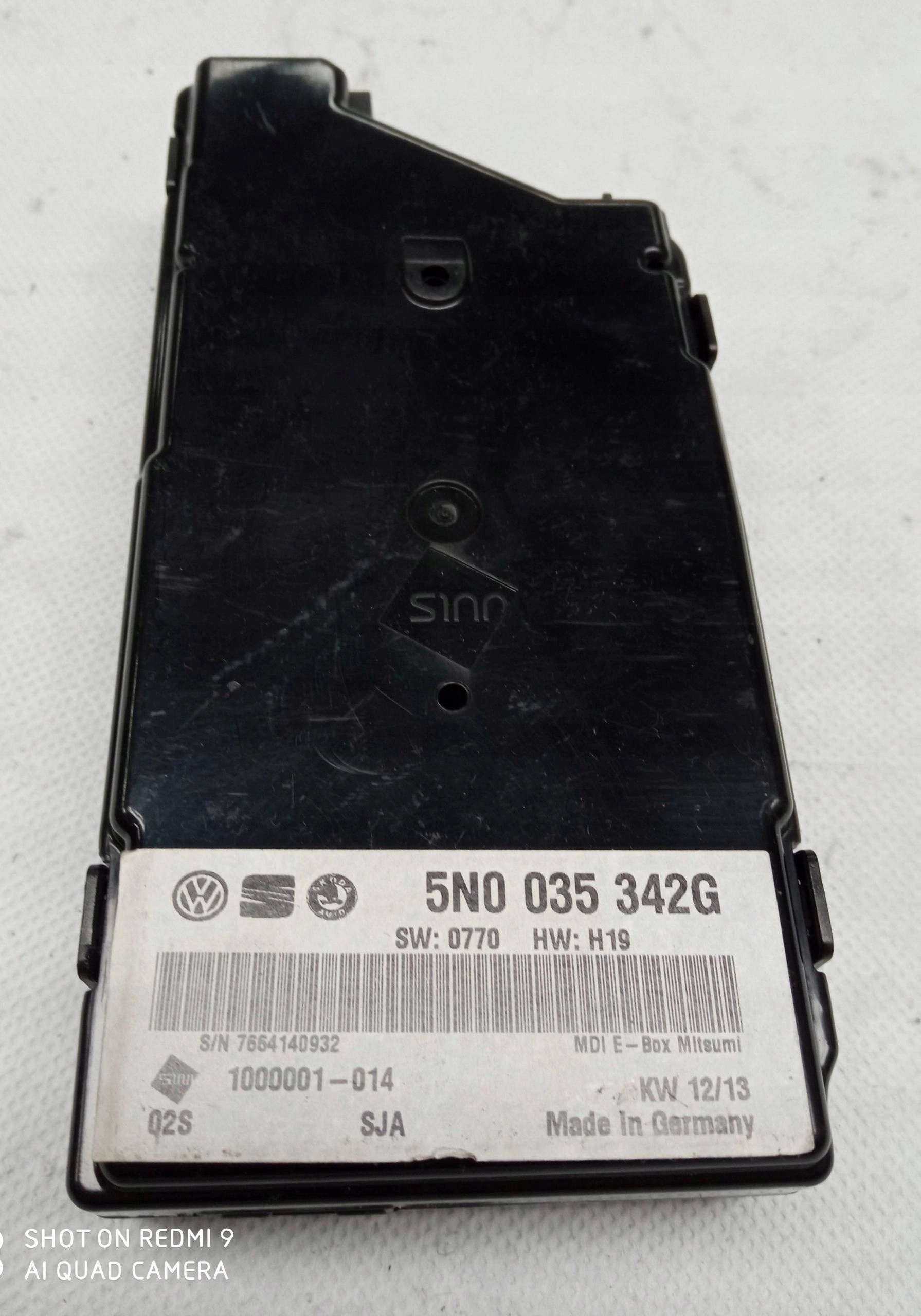 VW Skoda Sterownik Gniazdo Media IN 5N0035342G - obrazek 2
