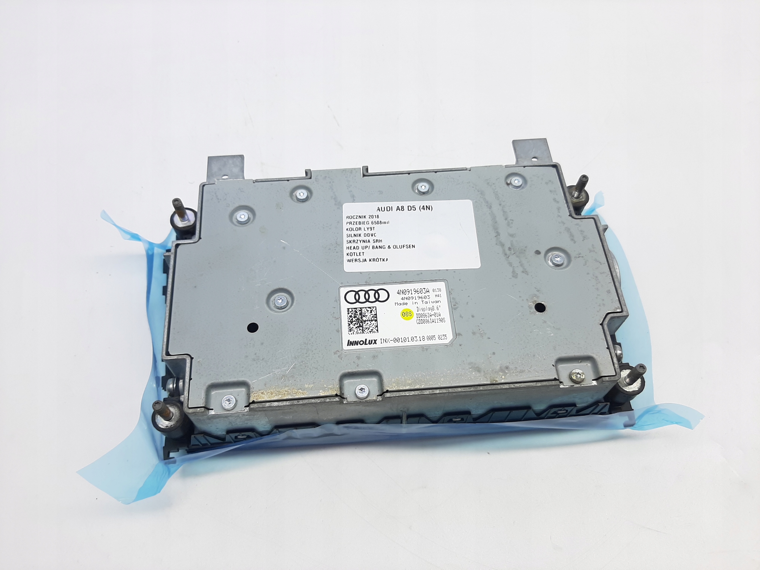 AUDI A8 D5 WYŚWIETLACZ navi display EKRAN DOTYKOWY 4N0919603A - obrazek 4