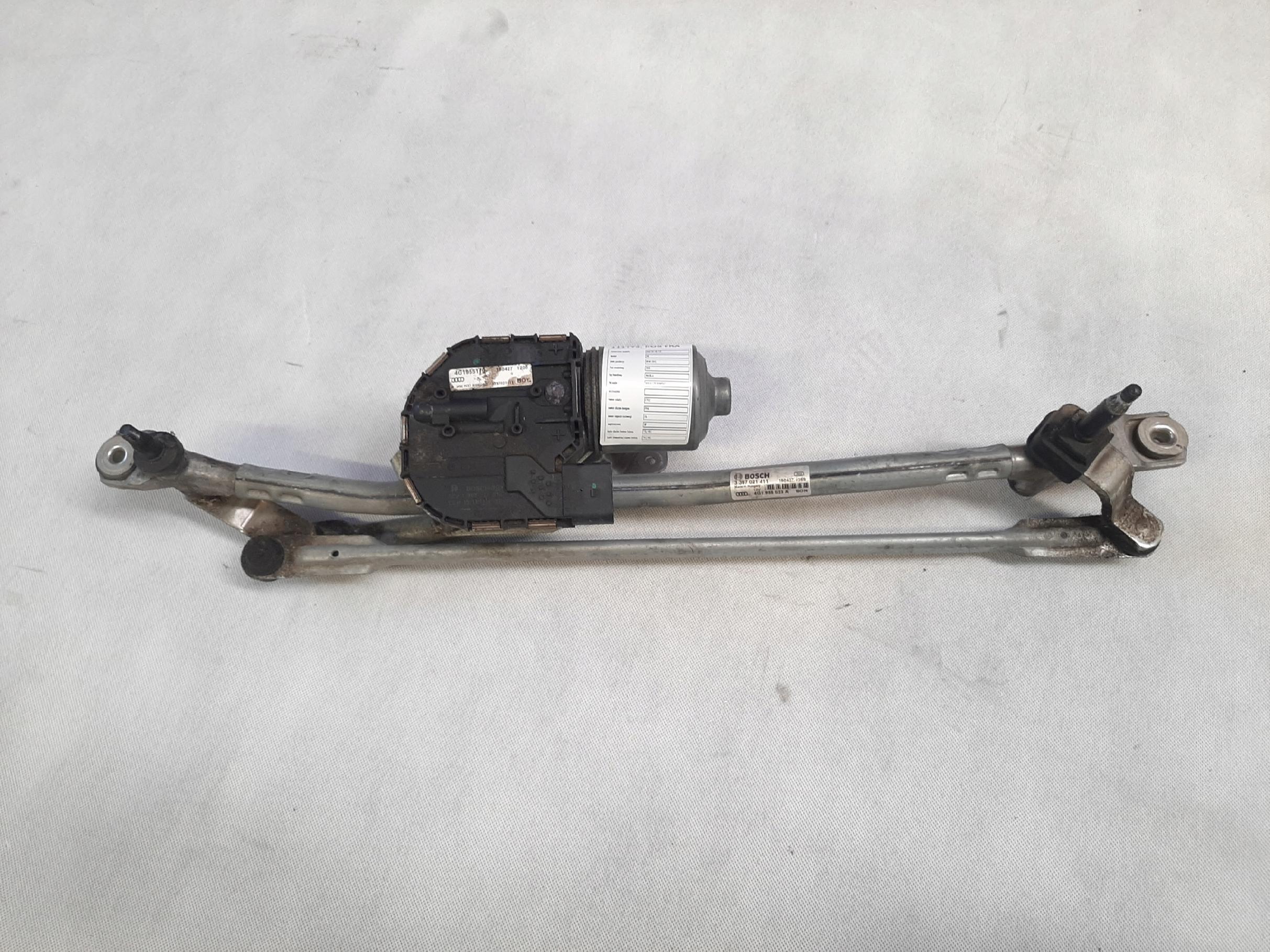 AUDI A6 C7 LIFT 2014- MECHANIZM SILNICZEK WYCIERACZEK PRZÓD 4G1955023A