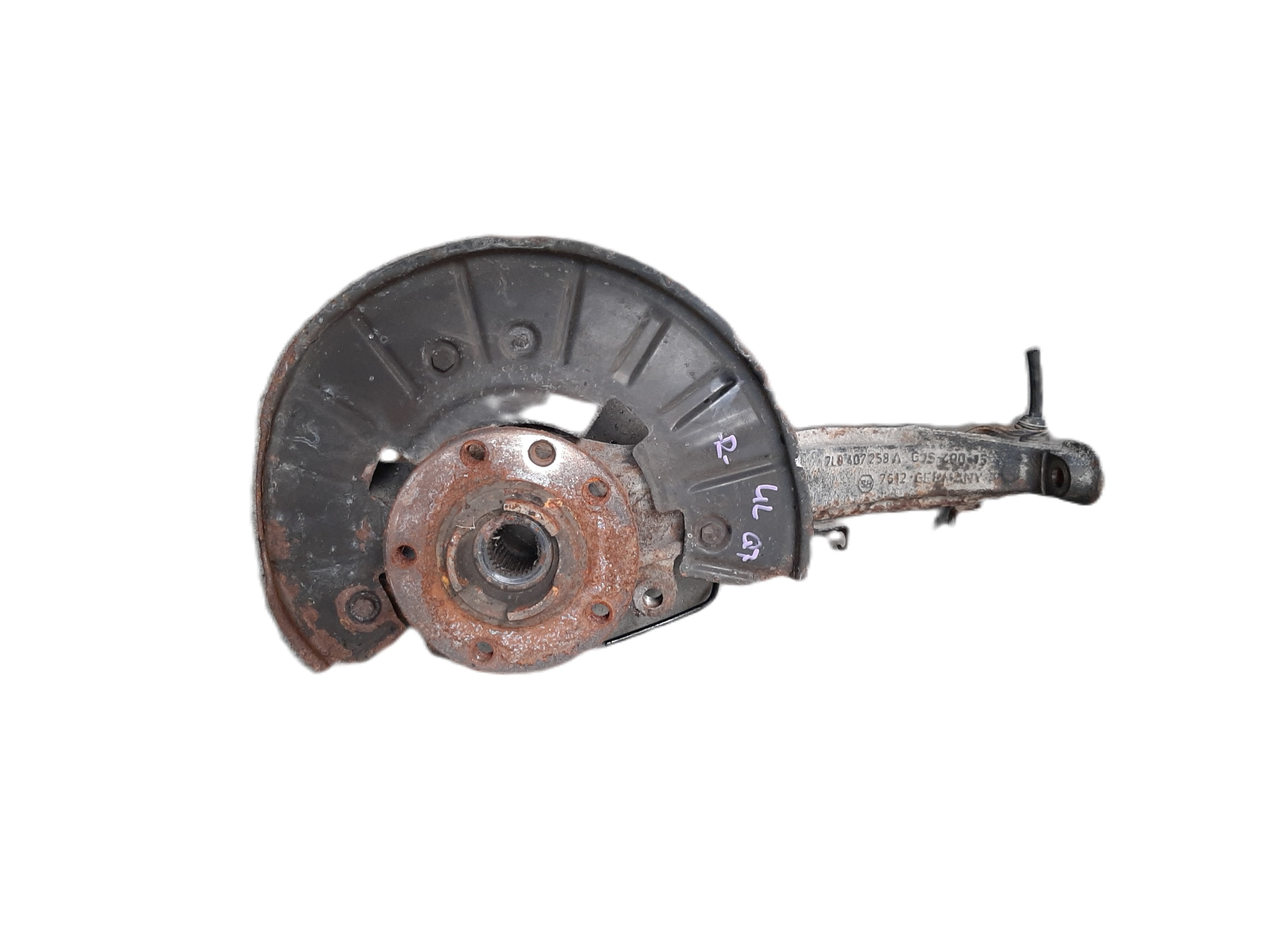 AUDI Q7 4L 2005- 3.0 TDI ZWROTNICA PIASTA PRAWY PRZÓD 7L0407258A